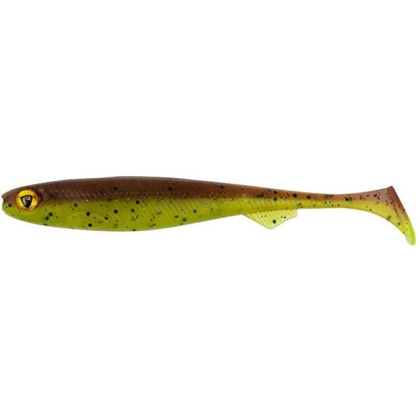 Fox Rage Slick Shad 9cm à l'unité coloris green pumpkin