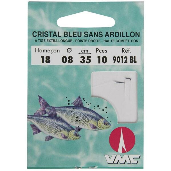 VMC 10 Hameçons Montés Sans Ardillon 9012BL 35cm
