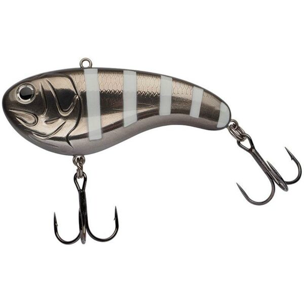 Berkley Leurre Coulant Flatt Shad 12.4cm Glowing Zebra