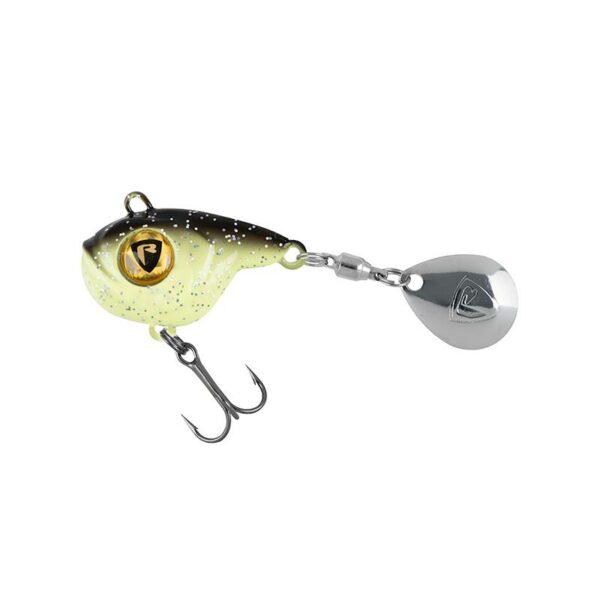 Fox Rage Big Eye Spin Tail 8g black and gold