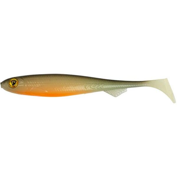 Fox Rage Slick Shad 7cm A L'unité HOT OLIVE