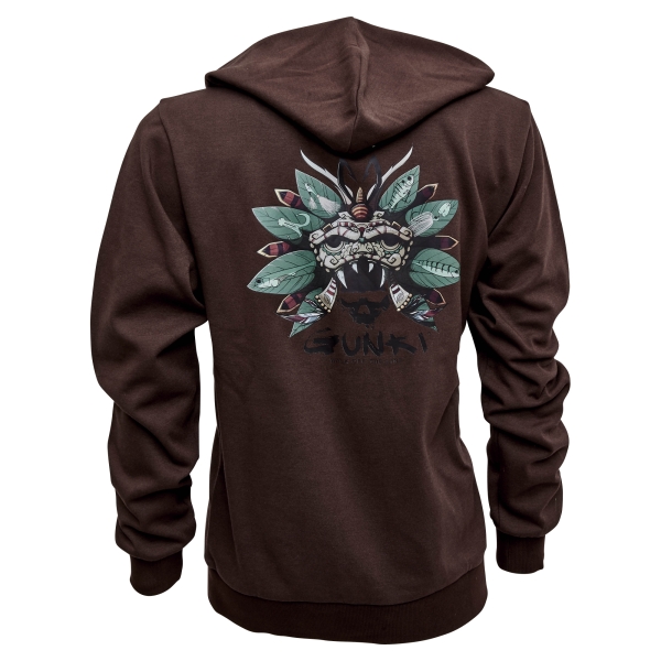 Gunki Sweat Capuche Gunki Chief Brown