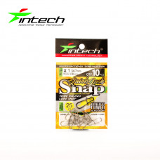 Intech Agrafes Quick Lock Snap Nickel (10 Pcs)
