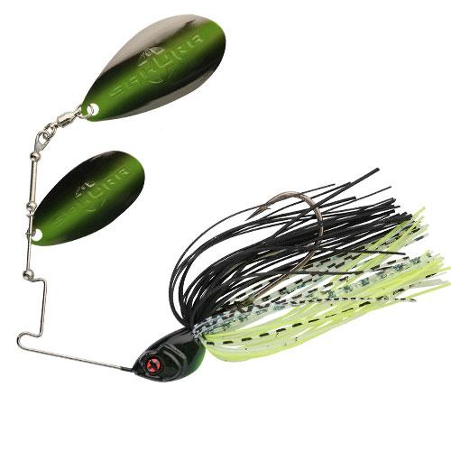 Sakura Cajun Spinnerbait 38 Oz 10.5g black chart
