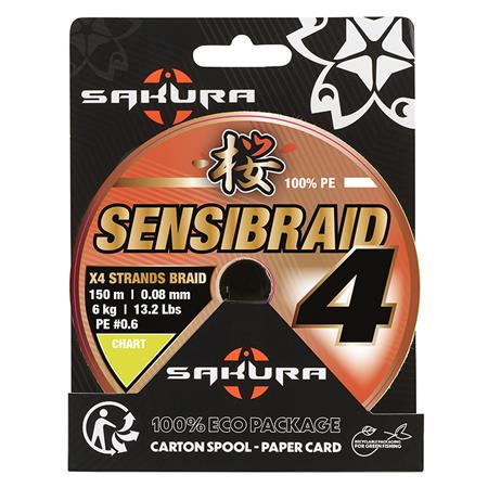 Sakura Tresse Sensibraid 4x Green 300m